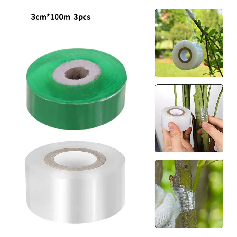 3pcs 100m Grafting Tape Garden Tools Fruit Tree Secateur Engraft Branch Bind Belt PVC Tie Tape Graft Branch Garden Belt Tie Tool
3pcs 100m Grafting Tape Garden Tools Fruit Tree Secateur Engraft Branch Bind Belt PVC Tie Tape Graft Branch Garden Belt Tie Tool