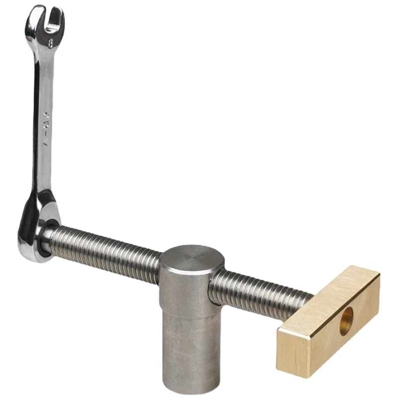 Woodworking Desktop Vise Tenon Head Brass Baffle Desktop Ratchet Locking Stainless Steel Desktop Fixture 20Mm Table Card
Woodworking Desktop Vise Tenon Head Brass Baffle Desktop Ratchet Locking Stainless Steel Desktop Fixture 20Mm Table Card
