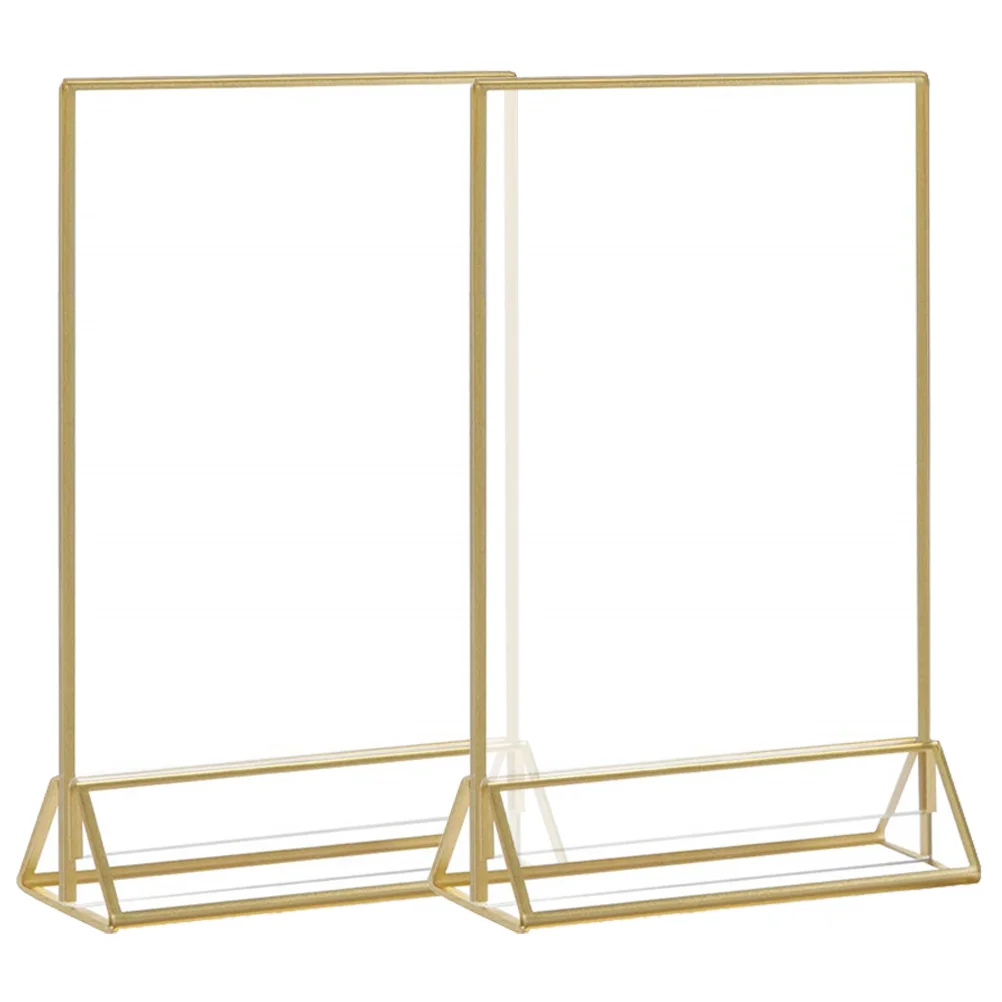 2 Pcs Transparent Display Board Table Number Signs Acrylic Blank Wedding Poster Frames Rack Party Chair Reserved The Stand
2 Pcs Transparent Display Board Table Number Signs Acrylic Blank Wedding Poster Frames Rack Party Chair Reserved The Stand