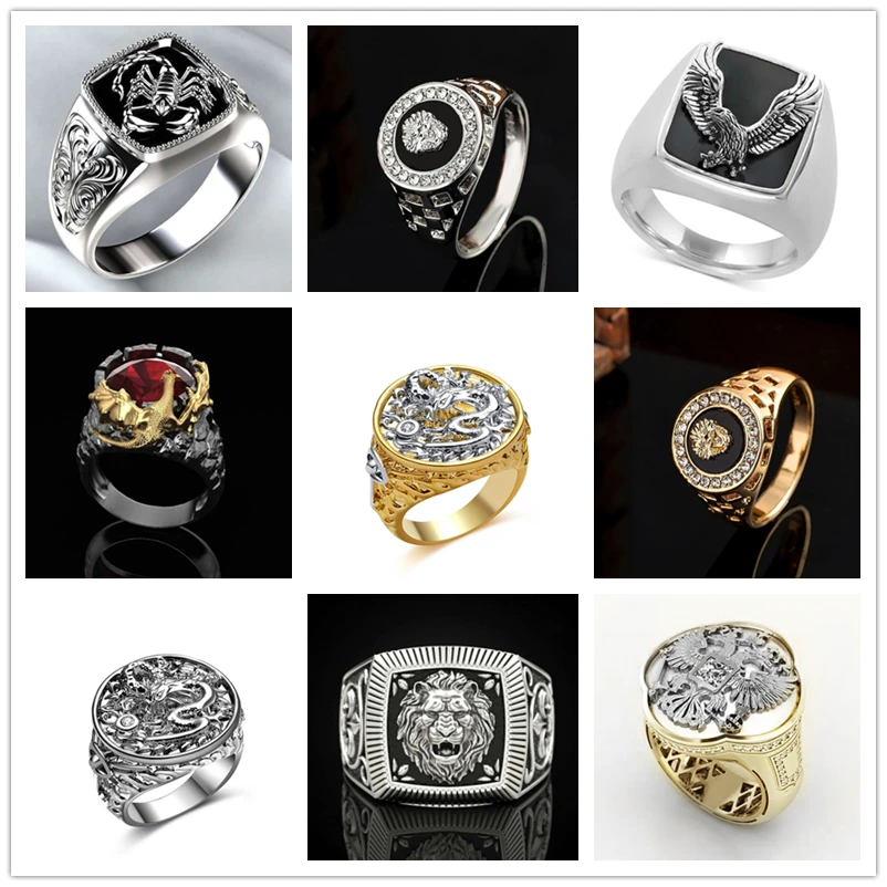 2021 Jewelry Domineering Lion Head Men's Ring Europe and America Punk Style Male Ring For Party Accessories
2021 Jewelry Domineering Lion Head Men's Ring Europe and America Punk Style Male Ring For Party Accessories