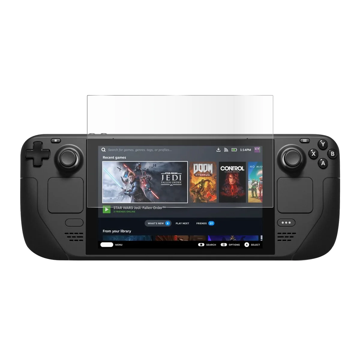 2Pack Tempered Glass For Steam Deck Screen Protector Protective Film for Steam Deck 2022 HD Clear Anti-Scratch Glass Accessories
2Pack Tempered Glass For Steam Deck Screen Protector Protective Film for Steam Deck 2022 HD Clear Anti-Scratch Glass Accessories