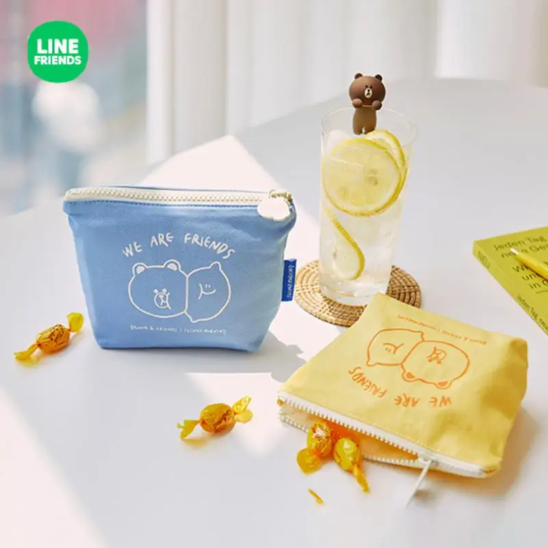 Line Friends Lemon Series Brown Cartoon Kawaii Creative Cosmetic Bag Super Cute Anime Peripherals Portable Storage Bag Girl Gift
Line Friends Lemon Series Brown Cartoon Kawaii Creative Cosmetic Bag Super Cute Anime Peripherals Portable Storage Bag Girl Gift