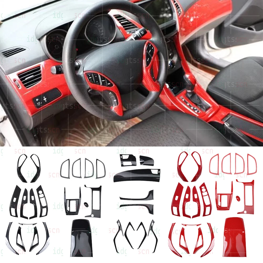Внутренняя отделка автомобиля из углеродного волокна, полная яркость для Hyundai Elantra 12-2016, аксессуары, наклейка, внутренняя отделка 
Внутренняя отделка автомобиля из углеродного волокна, полная яркость для Hyundai Elantra 12-2016, аксессуары, наклейка, внутренняя отделка
