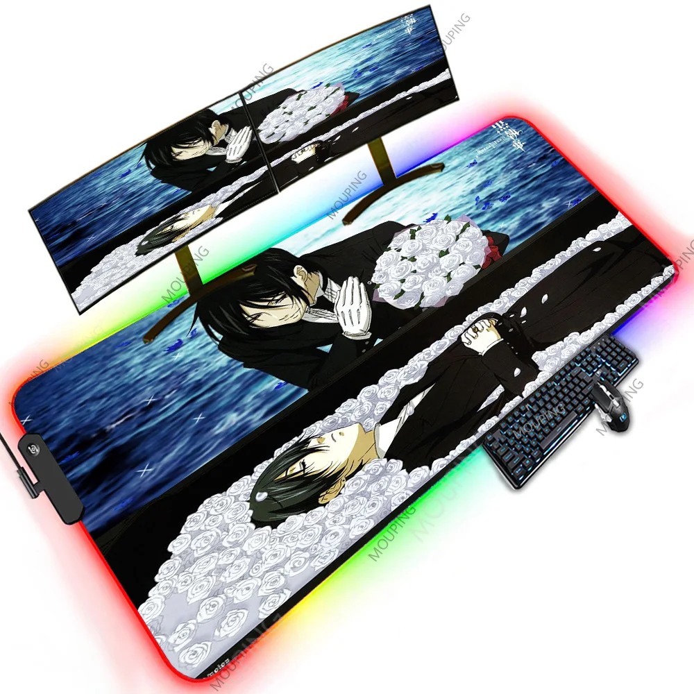 Black Butler Anime Backlit Black Carpet Japan Computer Deskmats 1200x600 XXXXL Led Rgb Rubber Pads Cheapest Oversize Mouse Padss
Black Butler Anime Backlit Black Carpet Japan Computer Deskmats 1200x600 XXXXL Led Rgb Rubber Pads Cheapest Oversize Mouse Padss