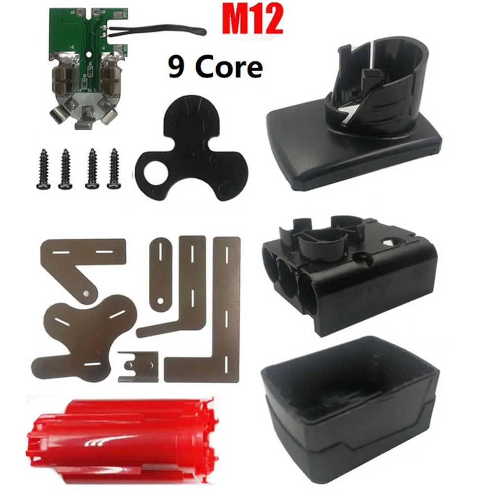 9core Battery Storage Box M12 Li-Ion Battery Case PCB Protection Circuit Board For Milwaukee Repair Assemble Batteries Pack
9core Battery Storage Box M12 Li-Ion Battery Case PCB Protection Circuit Board For Milwaukee Repair Assemble Batteries Pack
