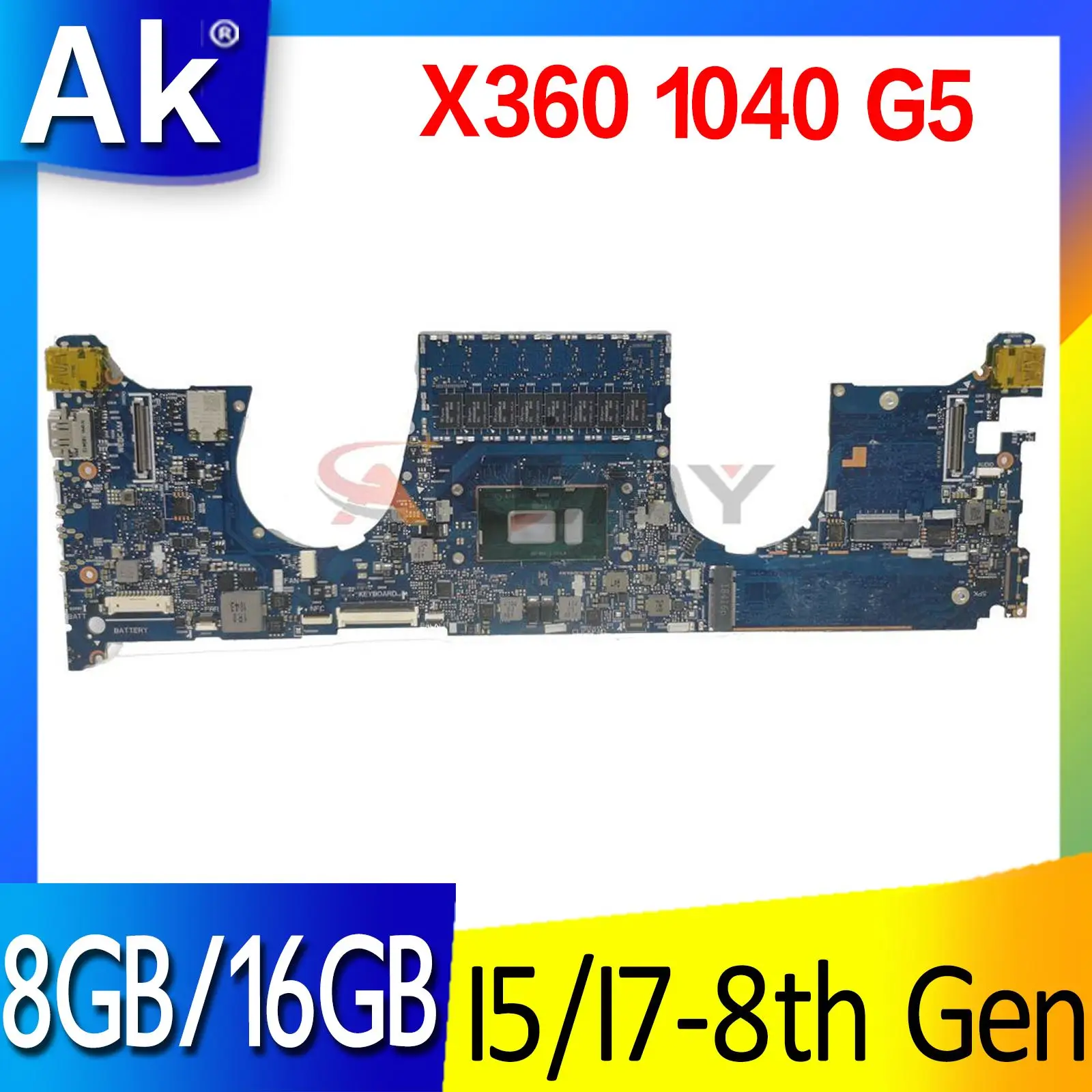 Материнская плата 6050A2999101 для ноутбука HP EliteBook X360 1040 G5, материнская плата с процессором I5 I7 8-го поколения 8 ГБ 16 ГБ ОЗУ
Материнская плата 6050A2999101 для ноутбука HP EliteBook X360 1040 G5, материнская плата с процессором I5 I7 8-го поколения 8 ГБ 16 ГБ ОЗУ