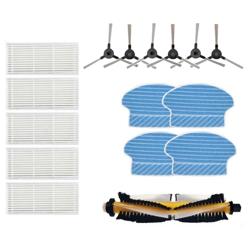 Replacement For Proscenic 780T 790T Robot Vacuum Cleaner Spare Parts Main Brush Side Brush Hepa Filter Mop Rag
Replacement For Proscenic 780T 790T Robot Vacuum Cleaner Spare Parts Main Brush Side Brush Hepa Filter Mop Rag