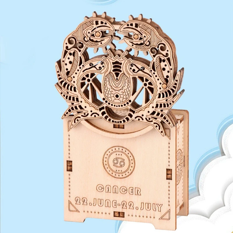 Wooden Three-Dimensional Jigsaw Puzzle Hand-Assembled Cancer Model Toy Adult Diy Plug-In Building Blocks Music Box
Wooden Three-Dimensional Jigsaw Puzzle Hand-Assembled Cancer Model Toy Adult Diy Plug-In Building Blocks Music Box