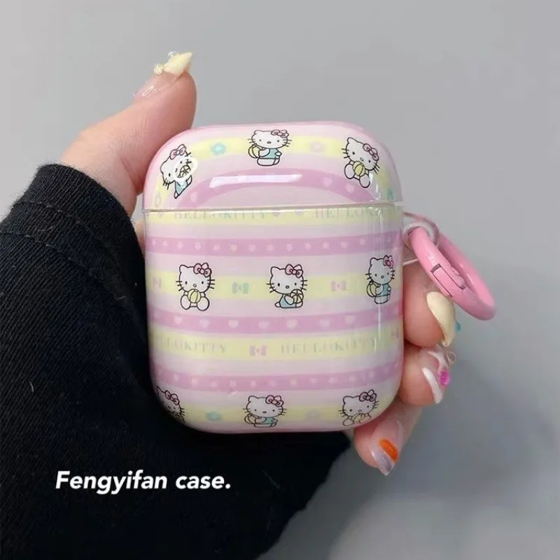Hello Kitty Sanrio Anime Earphone Case for AirPods1 2 3 Cover Cute Cartoon Girly Heart Protective Case Gifts for Girls
Hello Kitty Sanrio Anime Earphone Case for AirPods1 2 3 Cover Cute Cartoon Girly Heart Protective Case Gifts for Girls