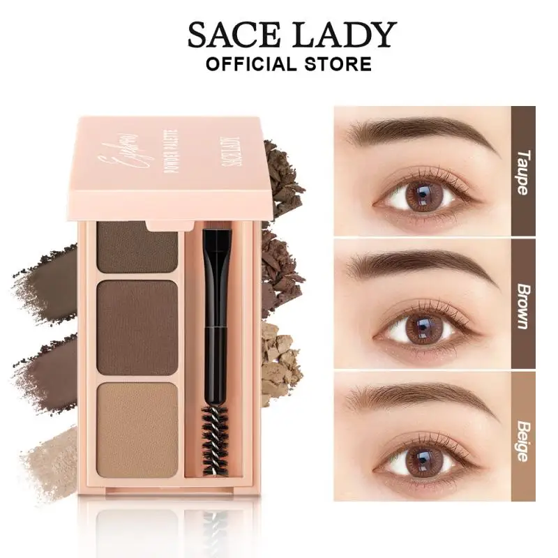 Eyebrow Powder With Mirror 3 Color Eyebrow Powder Makeup Palette Natural Eyebrow Contouring Bronzers Waterproof Eyebrow Cream
Eyebrow Powder With Mirror 3 Color Eyebrow Powder Makeup Palette Natural Eyebrow Contouring Bronzers Waterproof Eyebrow Cream