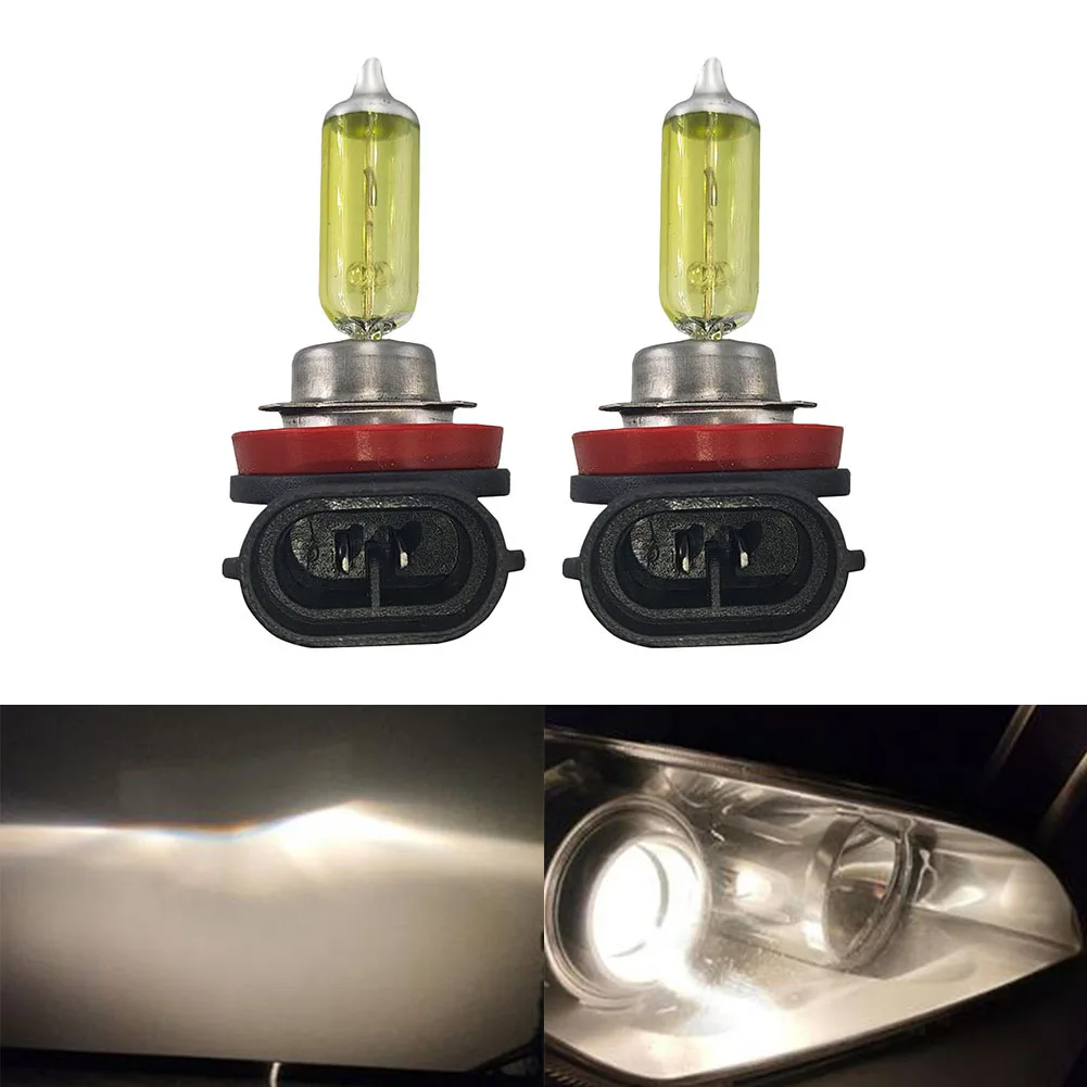 2pcs Yellow 2000LM 100W H11 H8 H9 12V-24V DC Halogen Bulb High Beam Headlight Daytime Running Light Aluminum Alloy Car Lights
2pcs Yellow 2000LM 100W H11 H8 H9 12V-24V DC Halogen Bulb High Beam Headlight Daytime Running Light Aluminum Alloy Car Lights