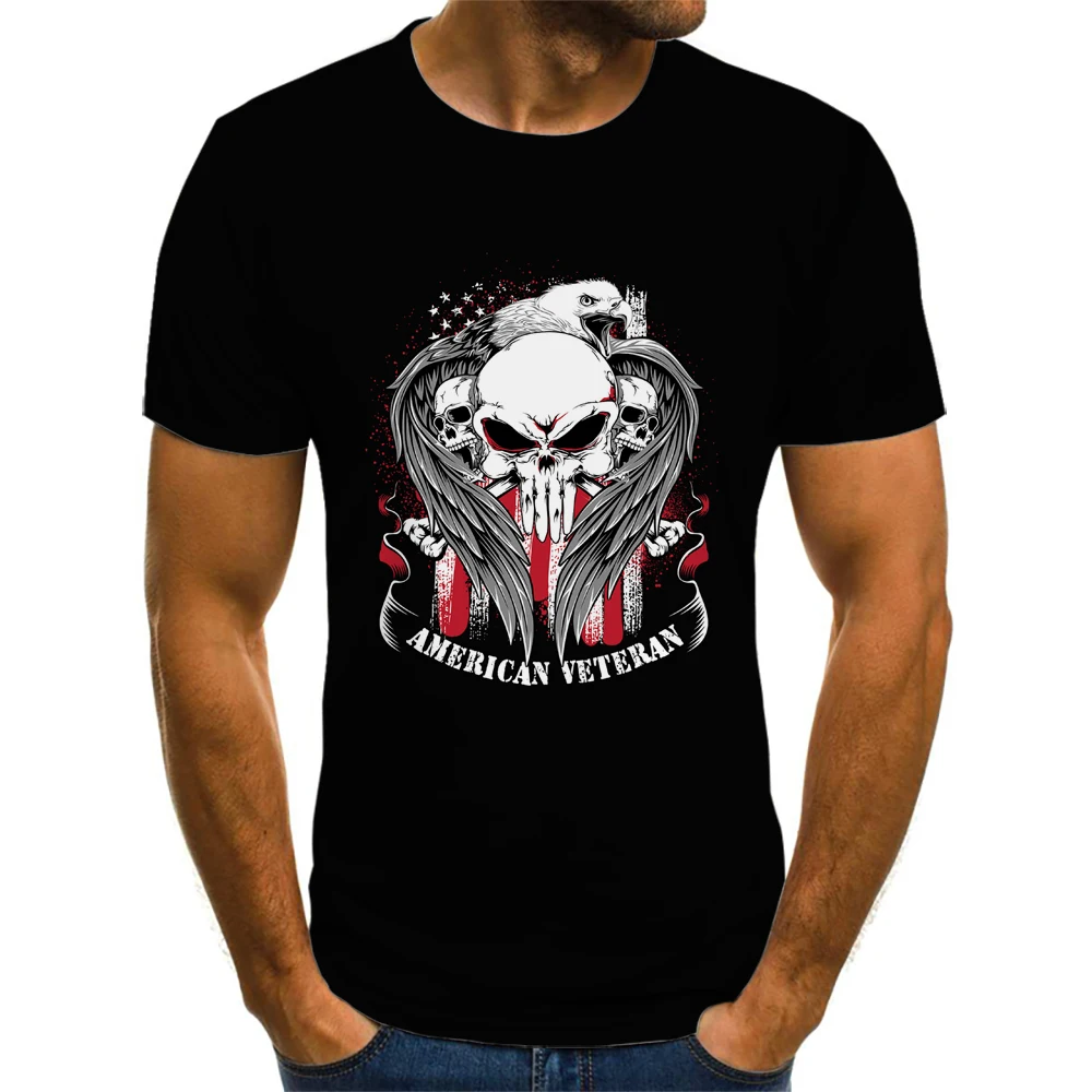 Summer Skull USA Flag Theme Graphic T-Shirt Streetwear For Men Clothing Camisetas Tops Tee Verano Roupas Koszulki
Summer Skull USA Flag Theme Graphic T-Shirt Streetwear For Men Clothing Camisetas Tops Tee Verano Roupas Koszulki