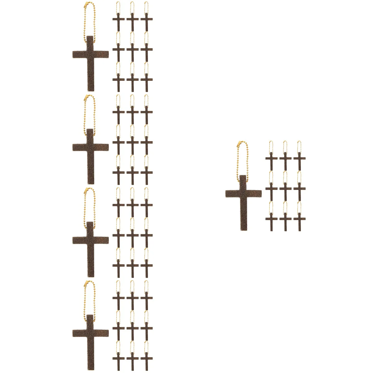 50 Pcs Wooden Cross Ornament Jewelry Religious Hanging Charms Keychain Accessories Pendant Amulet Crafts Making Decor DIY
50 Pcs Wooden Cross Ornament Jewelry Religious Hanging Charms Keychain Accessories Pendant Amulet Crafts Making Decor DIY