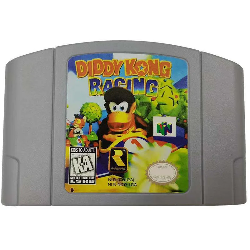 DIDDY KONG RACING N64 Game Card Series Is Suitable for N64 Version, American English Version and Japanese Animation Toy Gift.
DIDDY KONG RACING N64 Game Card Series Is Suitable for N64 Version, American English Version and Japanese Animation Toy Gift.