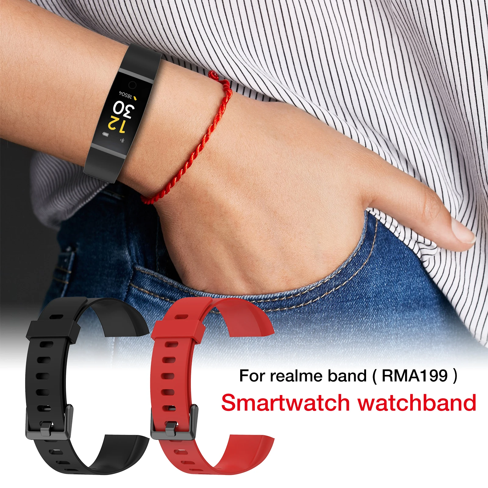 Силиконовый ремешок, регулируемый ремешок для часов Realme Band RMA199, Сменные аксессуары для часов, ремешок для браслета Mi Band
Силиконовый ремешок, регулируемый ремешок для часов Realme Band RMA199, Сменные аксессуары для часов, ремешок для браслета Mi Band