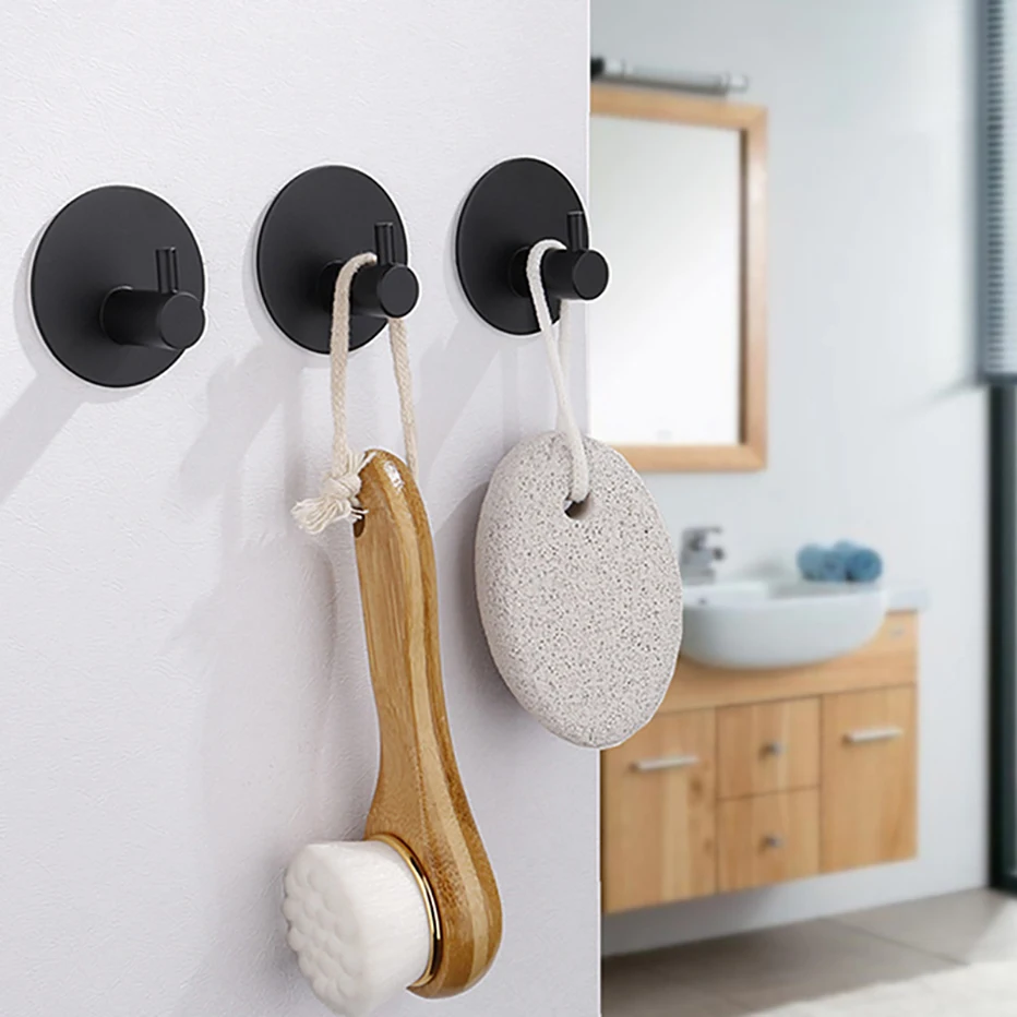 Stainless Steel Self Adhesive Wall Coat Rack Key Holder Rack Towel Hooks Clothes Rack Hanging Hooks Bathroom Accessories
Stainless Steel Self Adhesive Wall Coat Rack Key Holder Rack Towel Hooks Clothes Rack Hanging Hooks Bathroom Accessories