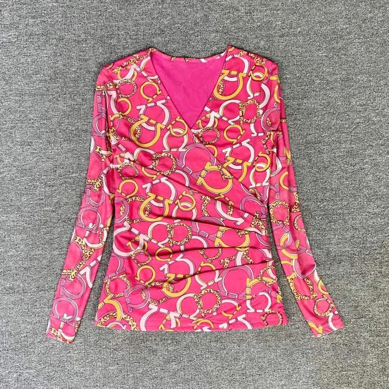 S561 Fashion women's Shirts 2023 Runway Luxury famous Brand European Design party style women's Clothing
S561 Fashion women's Shirts 2023 Runway Luxury famous Brand European Design party style women's Clothing