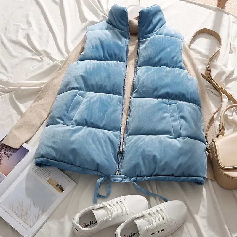 2022 New Autumn Winter Jacket Women Vest Coat Warm Cotton Padded Puffer Vests Stand Collar Sleeveless Waistcoat Parkas Jacket
2022 New Autumn Winter Jacket Women Vest Coat Warm Cotton Padded Puffer Vests Stand Collar Sleeveless Waistcoat Parkas Jacket