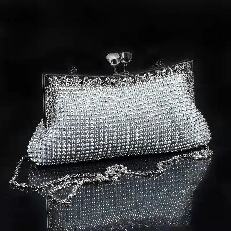Soft Beading Women Evening Bags Party Wedding Small Day Clutches With Shoulder Chain New Arrival Purse
Soft Beading Women Evening Bags Party Wedding Small Day Clutches With Shoulder Chain New Arrival Purse
