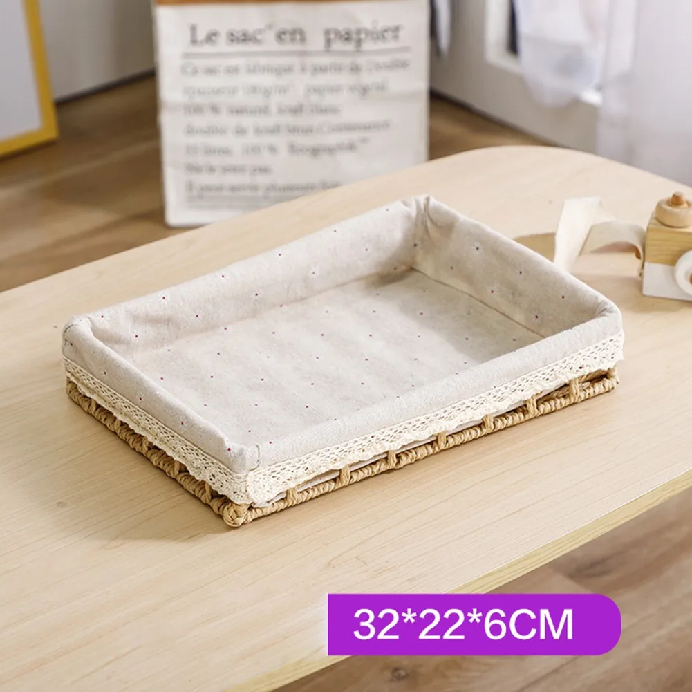 1*woven Storage Basket 32*22*6cm Supermarket Display Rack Hand-Woven Rattan Storage Basket High Quality
1*woven Storage Basket 32*22*6cm Supermarket Display Rack Hand-Woven Rattan Storage Basket High Quality