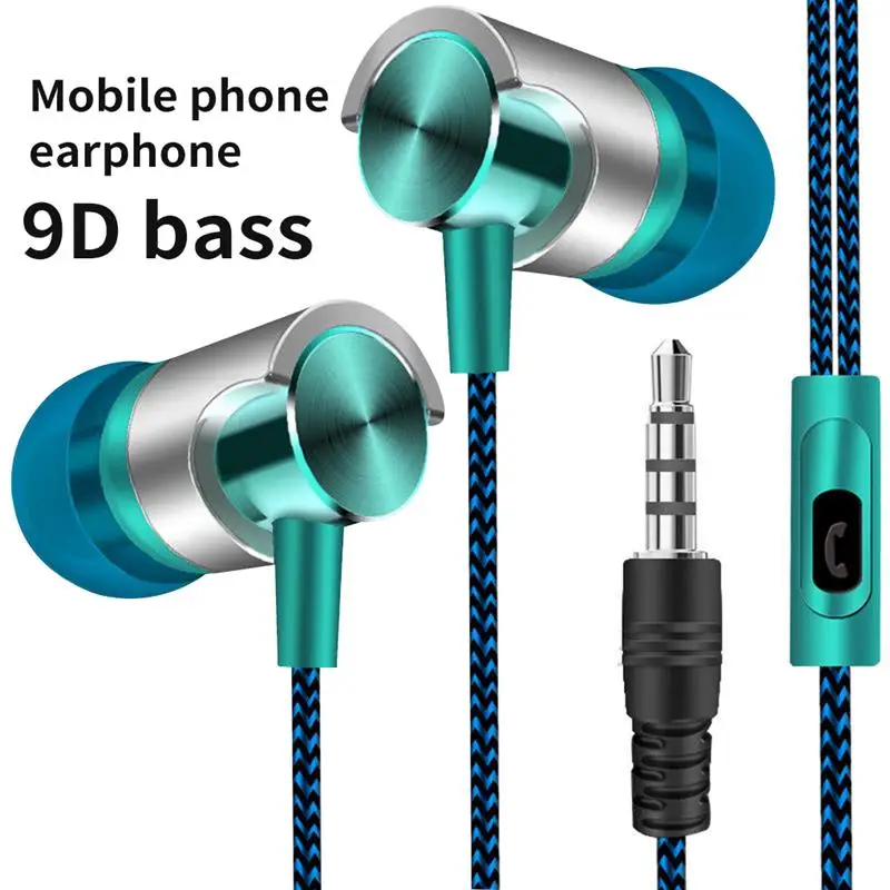 3.5mm Wired In-ear Earphone Bass Stereo Wired Headphone Mobile Phone Earphone with Built-in Mic
3.5mm Wired In-ear Earphone Bass Stereo Wired Headphone Mobile Phone Earphone with Built-in Mic
