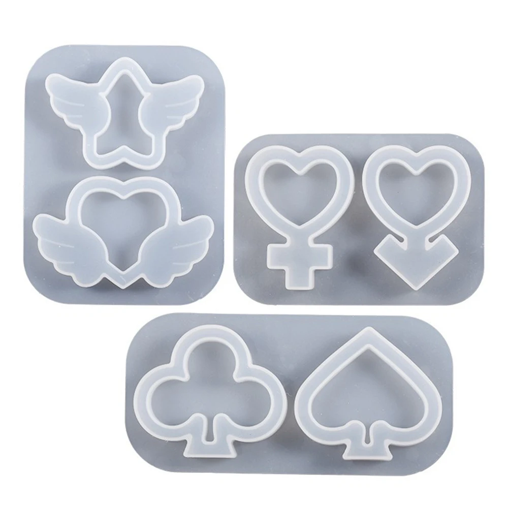 3 Styles Angel Heart Shape Silicone Mold Resin Jewelry Storage Box DIY Epoxy Box Jewelry Making Tool Handmade Resin Mold
3 Styles Angel Heart Shape Silicone Mold Resin Jewelry Storage Box DIY Epoxy Box Jewelry Making Tool Handmade Resin Mold