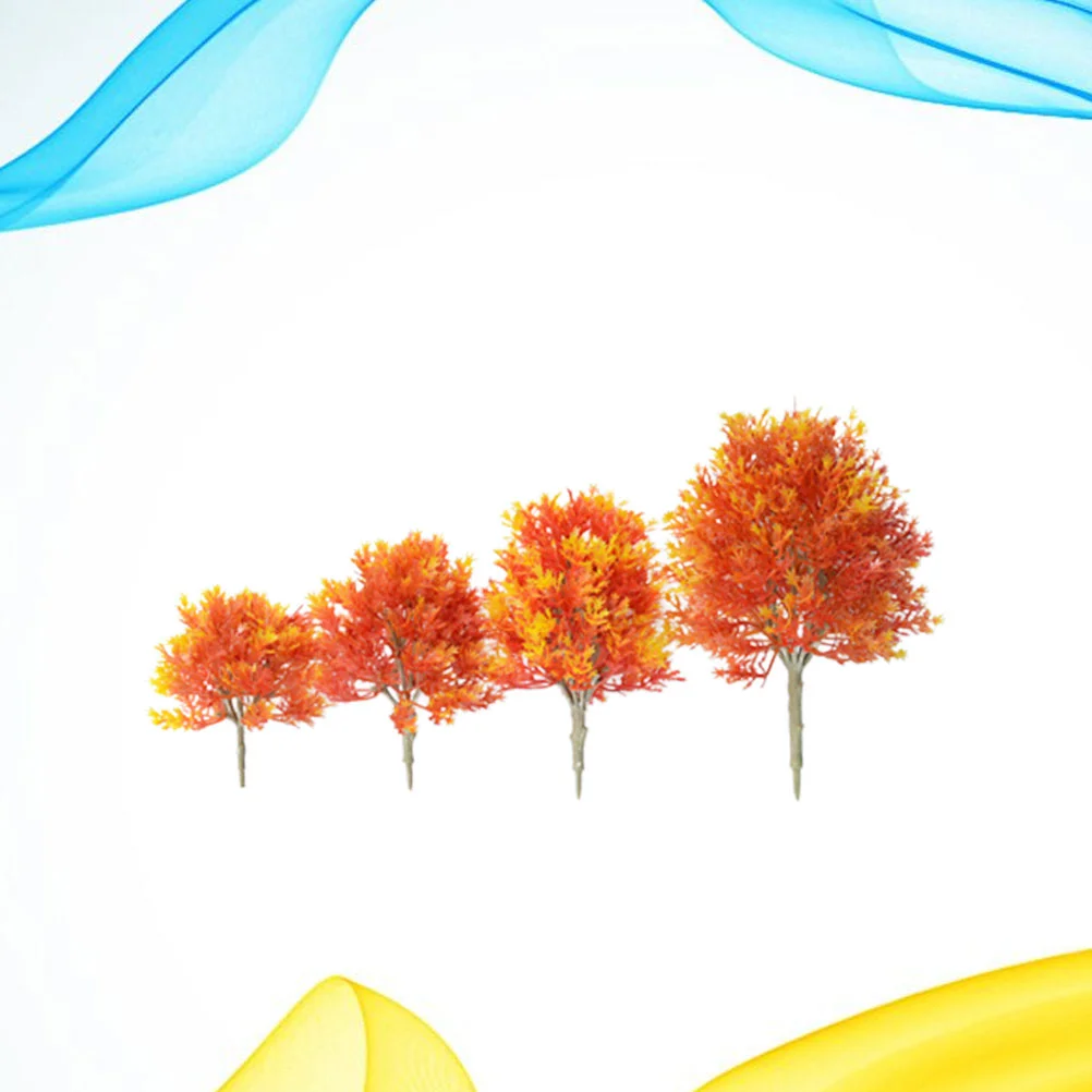 4 Pcs Maple Model Decorative Mini Durable Landscape Tree Orange Maple Tree for Kids Playing
4 Pcs Maple Model Decorative Mini Durable Landscape Tree Orange Maple Tree for Kids Playing