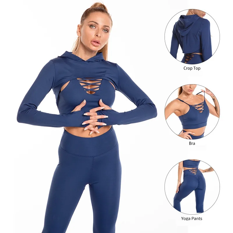 Yoga Set Women Seamless Gym Sport Clothing Workout Long Sleeve Fitness Crop Top High Waist Leggings Sports Bra Yogas Suits
Yoga Set Women Seamless Gym Sport Clothing Workout Long Sleeve Fitness Crop Top High Waist Leggings Sports Bra Yogas Suits