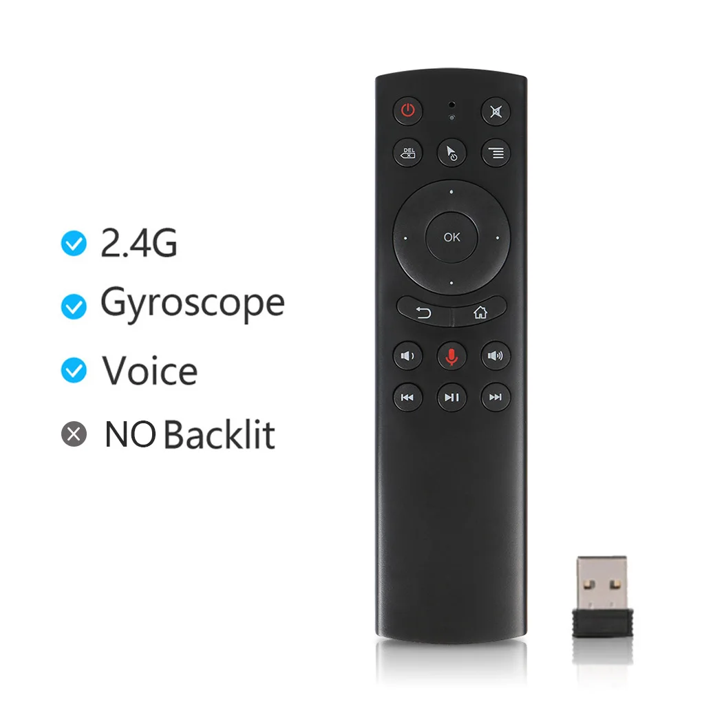 Voice Remote Control Wireless Gyroscope Gaming Controller Mouse Replacement Intelligent for Office G20S Pro BT
Voice Remote Control Wireless Gyroscope Gaming Controller Mouse Replacement Intelligent for Office G20S Pro BT