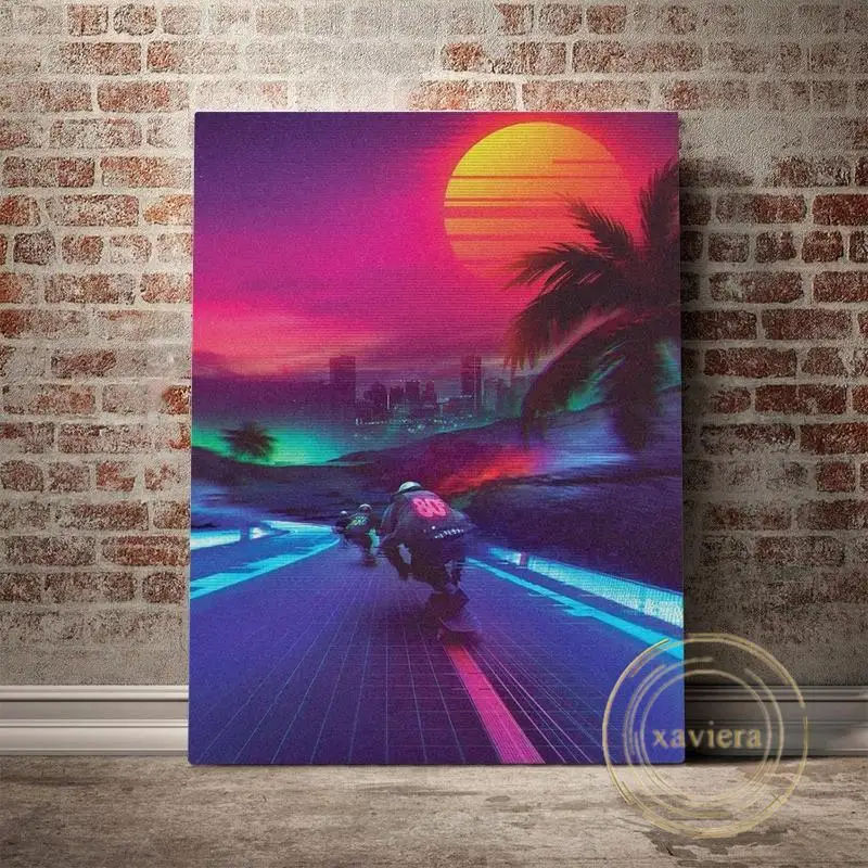 Ретро-постер Synthwave с изображением полуночной природы, абстрактный уличный пейзаж, картина в скандинавском стиле для декора гостиной
Ретро-постер Synthwave с изображением полуночной природы, абстрактный уличный пейзаж, картина в скандинавском стиле для декора гостиной