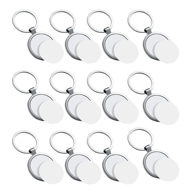 Sublimation Blank Keychain Round Heat Transfer Keychain Metal Board Key Rings Thick Sublimation Photo Keychain
Sublimation Blank Keychain Round Heat Transfer Keychain Metal Board Key Rings Thick Sublimation Photo Keychain