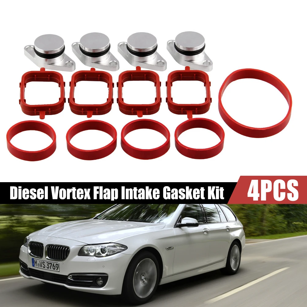 4Pcs Car Intake Manifold Gasket Diesel Spiral Valve Panels Shutters Seals For BMW M47 E71 E46 320d Car Accessories
4Pcs Car Intake Manifold Gasket Diesel Spiral Valve Panels Shutters Seals For BMW M47 E71 E46 320d Car Accessories