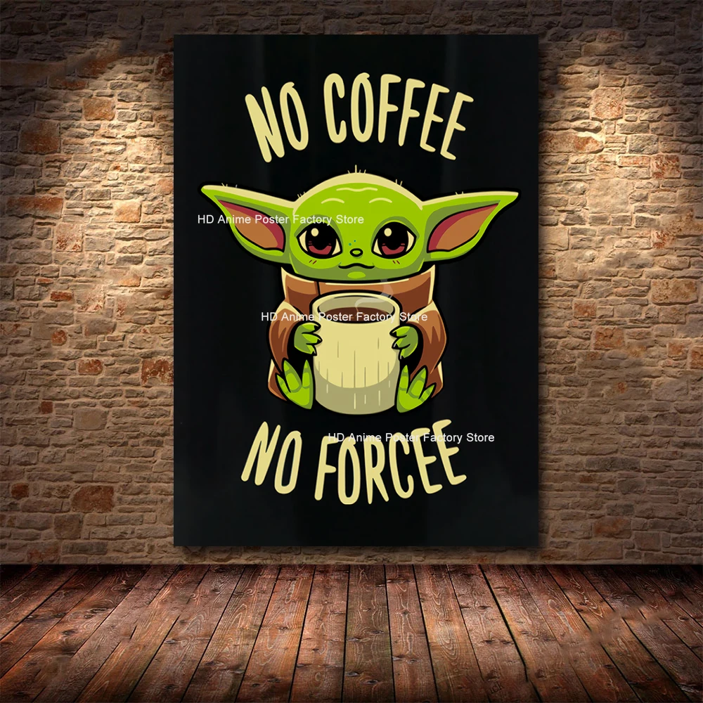 Постер «Звездные войны» Disney, милая йода, детская Картина на холсте питьевой кофе, декор для кофейни, настенное искусство, декор для гостиной,... 
Постер «Звездные войны» Disney, милая йода, детская Картина на холсте питьевой кофе, декор для кофейни, настенное искусство, декор для гостиной,...