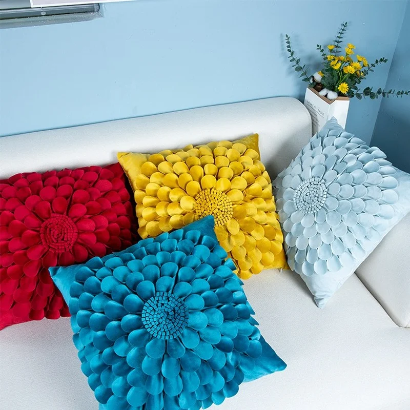 Nordic Luxury 3D Stitching Dutch Velvet Cushion Cover Solid Flower Pillow Cover Sofa Pillow Car Pillowcase Decoration Sofa
Nordic Luxury 3D Stitching Dutch Velvet Cushion Cover Solid Flower Pillow Cover Sofa Pillow Car Pillowcase Decoration Sofa