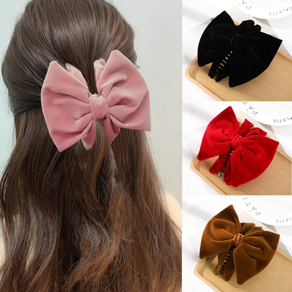 Haimeikang Large Size Hair Bow Claws Hair Clip Black Red Party Headwear Ponytail Hairpins Hair Crab For Women Hair Accessories
Haimeikang Large Size Hair Bow Claws Hair Clip Black Red Party Headwear Ponytail Hairpins Hair Crab For Women Hair Accessories