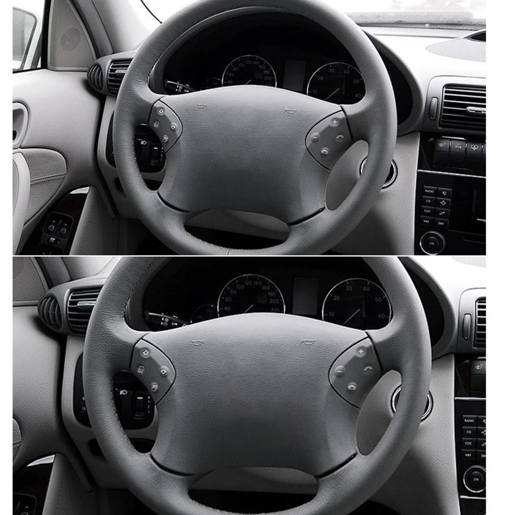 2* Black Buttons Steering Wheel Switch Button Trim Durable Easy To Install Interior Replace Directly Accessories
2* Black Buttons Steering Wheel Switch Button Trim Durable Easy To Install Interior Replace Directly Accessories