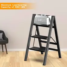 Multifunctional Folding Ladder for Home Simple Step Ladder Chair Telescopic Ladders Anti-slip Safety Herringbone Step Stool