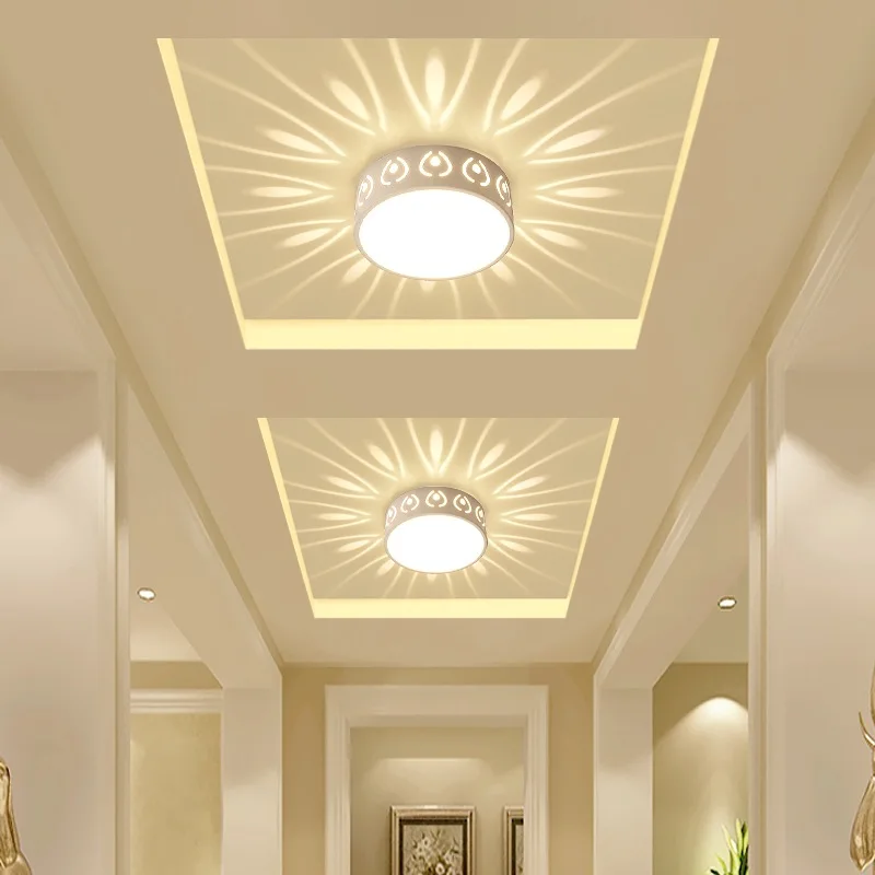 

Modern Ceiling Lights LED Ceiling Lamps Room Decor Shadow Corridor Aisle Lampara Light Fixture Acryl Chandelier Kitchen Lighting