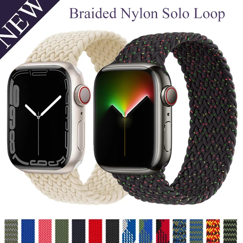 Черный Плетеный соло ремешок для Apple Watch band 44 мм 38 мм 45 мм 41 мм нейлоновый эластичный браслет iWatch Series 3 4 5 SE 6 7
Черный Плетеный соло ремешок для Apple Watch band 44 мм 38 мм 45 мм 41 мм нейлоновый эластичный браслет iWatch Series 3 4 5 SE 6 7