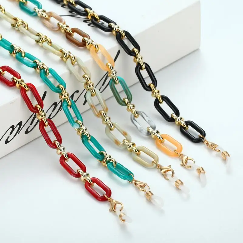 Fashion Acrylic Women Sunglasses Chain Holder Cord Glasses Chains Reading Eyeglasses Hanging Neck Chain Lanyard Strap Rope
Fashion Acrylic Women Sunglasses Chain Holder Cord Glasses Chains Reading Eyeglasses Hanging Neck Chain Lanyard Strap Rope