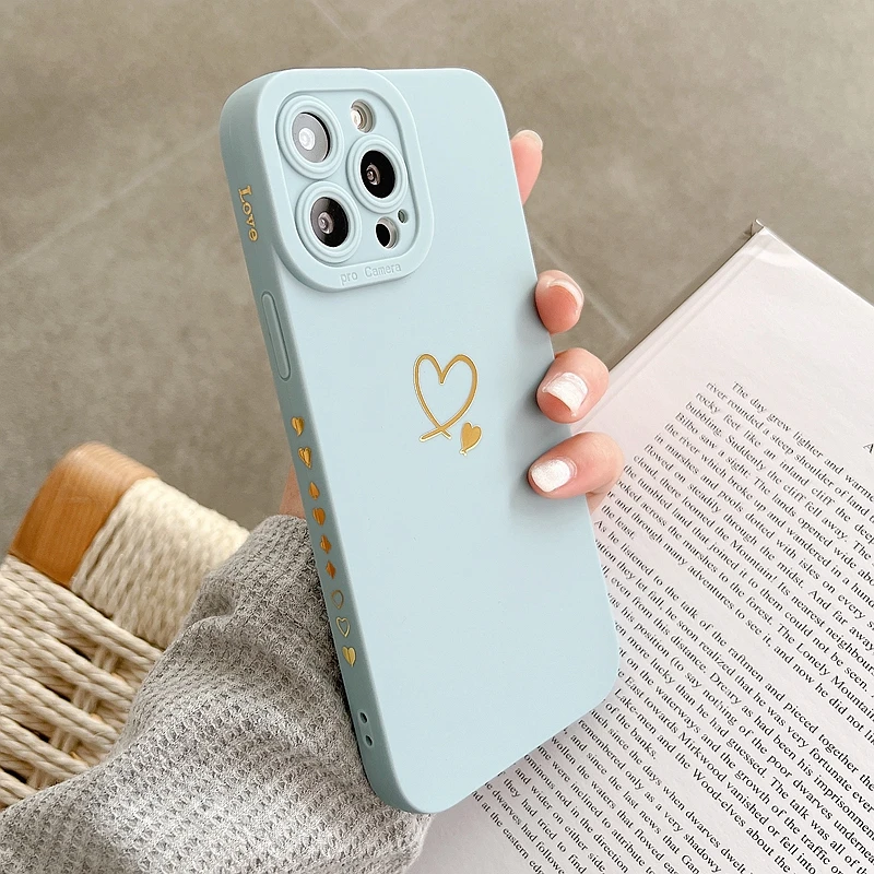 Soft Love Heart Phone Case For iPhone 11 12 13 14 Pro Max XS Max X XR 7 8 Plus SE 2020 Shockproof Bumper Silicone Back Cover
Soft Love Heart Phone Case For iPhone 11 12 13 14 Pro Max XS Max X XR 7 8 Plus SE 2020 Shockproof Bumper Silicone Back Cover