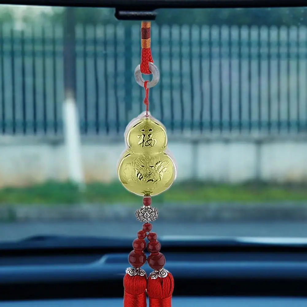 Lucky Chinese Style Gold Foil Gourd Safety Car Rearview Mirror Wall Hanging Pendant
Lucky Chinese Style Gold Foil Gourd Safety Car Rearview Mirror Wall Hanging Pendant