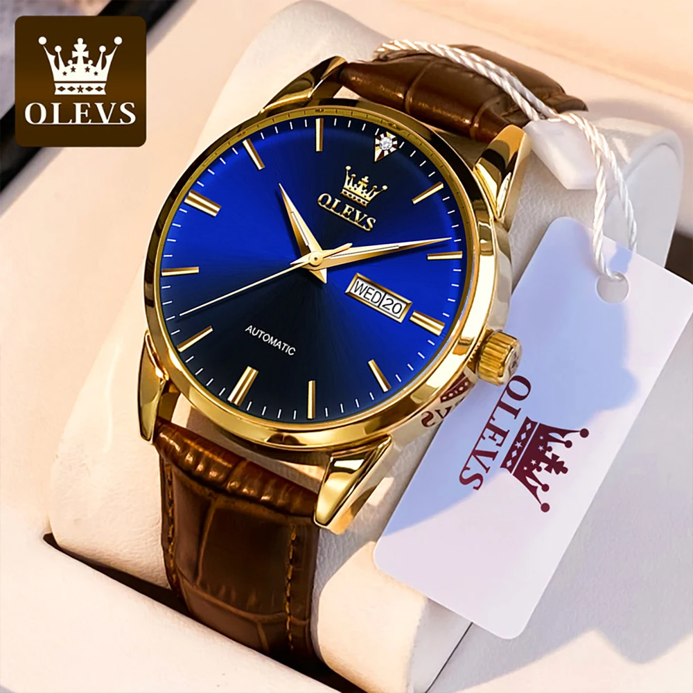 Mens Watches OLEVS Top Brand Luxury Leather Casual Machinery Watch for Men Sport Waterproof Clock Wrist Watch Relogio Masculino
Mens Watches OLEVS Top Brand Luxury Leather Casual Machinery Watch for Men Sport Waterproof Clock Wrist Watch Relogio Masculino