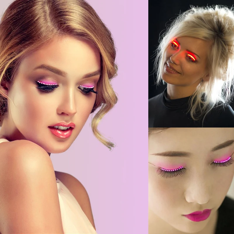 LED Luminous Eyelashes Light Luminous False Eyelashes Luminous Double Eyelid Stickers Nightclub Christmas Halloween Creative
LED Luminous Eyelashes Light Luminous False Eyelashes Luminous Double Eyelid Stickers Nightclub Christmas Halloween Creative