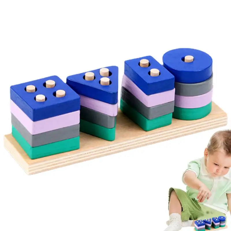 Educational Wooden Toy Pillar Blocks Early Learning Baby Kids Birthday Christmas Gift Early Education Shape Matching Set
Educational Wooden Toy Pillar Blocks Early Learning Baby Kids Birthday Christmas Gift Early Education Shape Matching Set