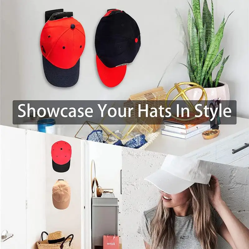 Wall Adhesive Hat Hooks Baseball Caps Hook No Drilling Cap Organizer Holder Minimalist Hat Rack Design For Door
Wall Adhesive Hat Hooks Baseball Caps Hook No Drilling Cap Organizer Holder Minimalist Hat Rack Design For Door