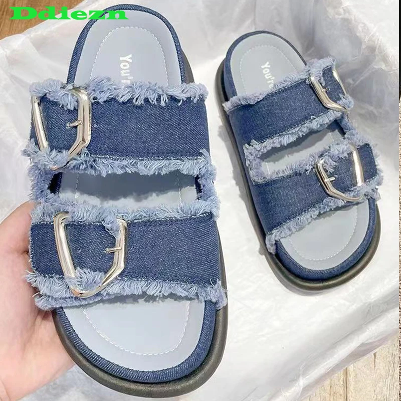Шлепанцы женские джинсовые, повседневные сланцы, сандалии с квадратным носком, летняя обувь, 2023
Шлепанцы женские джинсовые, повседневные сланцы, сандалии с квадратным носком, летняя обувь, 2023