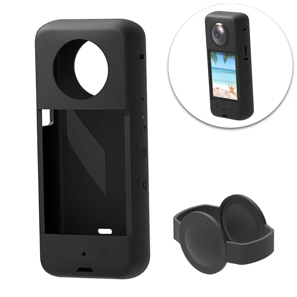 Silicone Lens Cap And Tempered Glass Screen Film For Insta360 X3 Camera Lens Protective Cap Silicone Case Rigid Film Set
Silicone Lens Cap And Tempered Glass Screen Film For Insta360 X3 Camera Lens Protective Cap Silicone Case Rigid Film Set