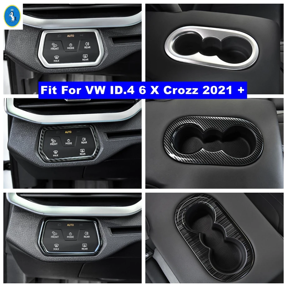 Head Lights Lamps Switch Control Panel Rear Water Cup Holder Decoration Cover Trim For VW Volkswagen ID.4 6 X Crozz 2021 - 2023
Head Lights Lamps Switch Control Panel Rear Water Cup Holder Decoration Cover Trim For VW Volkswagen ID.4 6 X Crozz 2021 - 2023