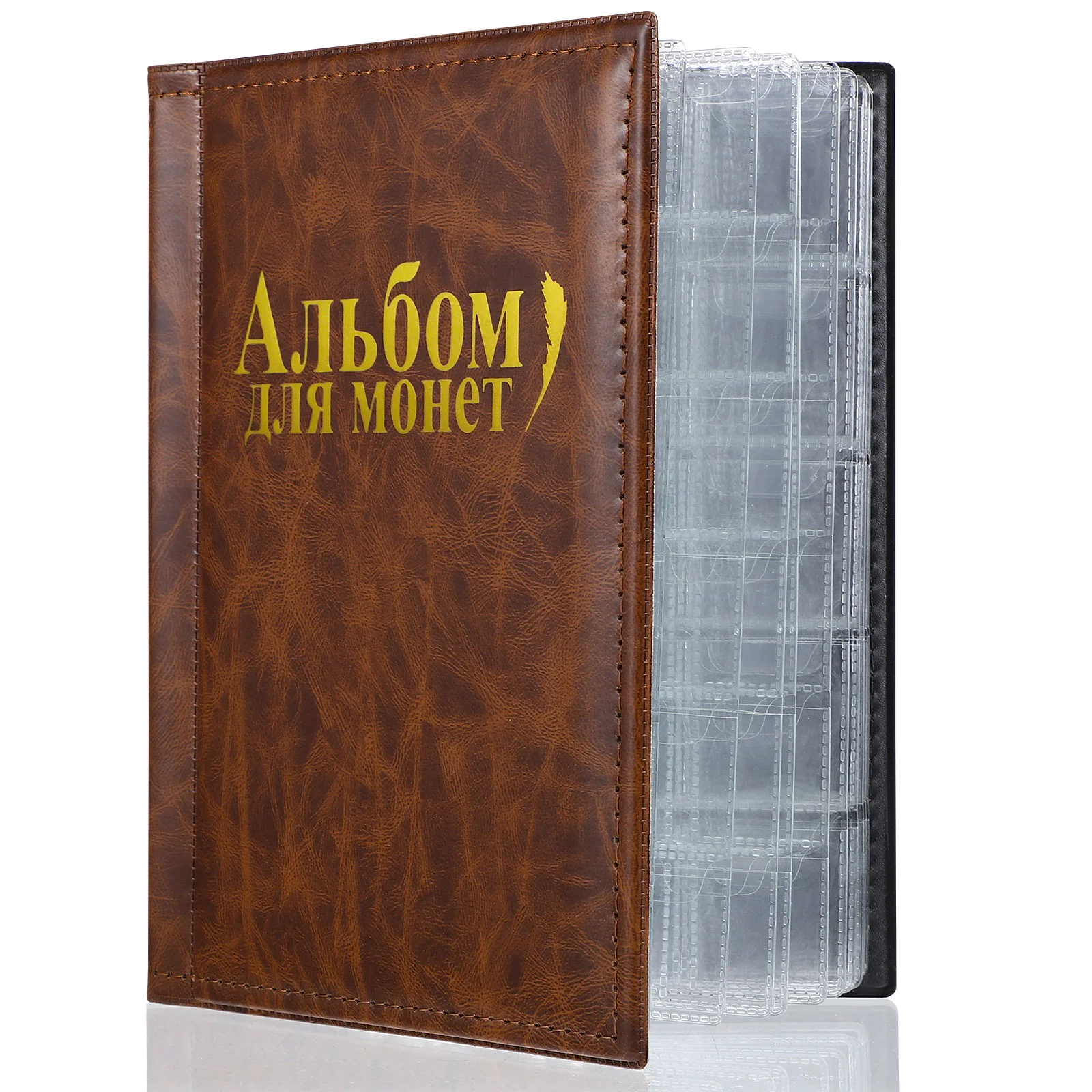1 Pc Portable Vintage Display Collectors Premium Coin Storage Album Coin Collection Holder Coin Holders
1 Pc Portable Vintage Display Collectors Premium Coin Storage Album Coin Collection Holder Coin Holders